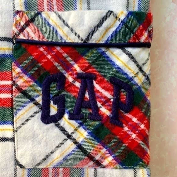 GAP + Pendleton Holiday Plaid Button Down Shirt/Pajama Top Sz S - Picture 13 of 13